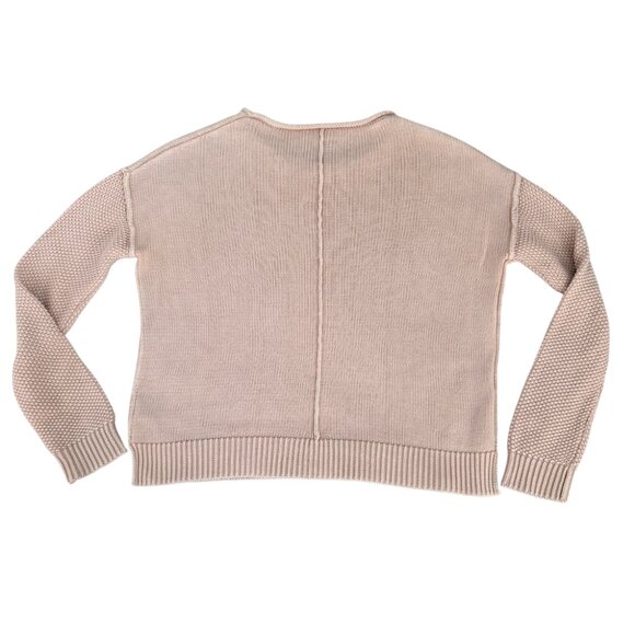 Rails Erin Sweater Knit Crewneck Blush Pink Cotton Blend Lightweight Pullover XS - Picture 4 of 14
